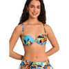 Maillots de bain Selmark Haut maillot de bain pr&eacute;form&eacute; armatur&eacute; TROPICO Mare Bleu