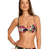 Maillots de bain Selmark Haut maillot de bain pr&eacute;form&eacute; armatur&eacute; TROPICO Mare Noir
