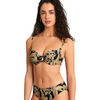 Maillots de bain Selmark Haut maillot de bain pr&eacute;form&eacute; armatur&eacute; SALVIA Mare Noir