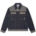 Veste Ice Cream Jacket Hickory Panel Denim Trucker Indigo Grenoble