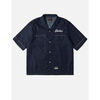 Chemise Evisu 2ESHTM6SS1028 HT DENIM SS SHIRT W LOGO E-INDR RINSE INDIGO