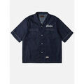 Chemises/chemisettes sur Grenoble : Chemise Evisu 2ESHTM6SS1028 HT DENIM SS SHIRT W LOGO E-INDR RINSE INDIGO