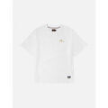 Tee-shirts sur Grenoble : T-shirt Evisu 2EAHTM5TS1183 HT SEAGULL EMB SS TEE-OFF WHITE