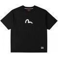 Tee-shirts sur Grenoble : T-shirt Evisu 2ESHTM6TS1090 HT HAND BRUSH DAICOCK PRIN-BLKX BLACK