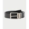 Ceinture EAX Ceinture r&eacute;versible pour homme Noir