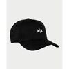 Casquette EAX Casquette homme AX avec visi&egrave;re et logo brod&eacute; Noir