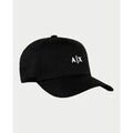 Casquettes sur Grenoble : Casquette EAX Casquette homme AX avec visi&egrave;re et logo brod&eacute; Noir