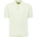 Polos sur Grenoble : Polo No Excess Polo Tricot&eacute; Slub Vert Clair Vert