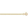 Collier Brillaxis Cha&icirc;ne or jaune 375/1000 maille for&ccedil;at 1.6mm Jaune