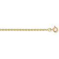 Collier Brillaxis Cha&icirc;ne or jaune 375/1000 maille for&ccedil;at 1.6mm Jaune