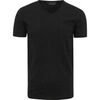 T-shirt Garage T-shirt Stretch Basique Col-V Noir