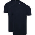 Tee-shirts sur Grenoble : T-shirt Alan Red T-Shirt Derby Col Rond Marine (Lot de 2)