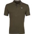 Tee-shirts sur Grenoble : T-shirt Barbour Polo Basique Vert Kaki