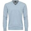 Pull Casamoda Pull Col-V Bleu Clair