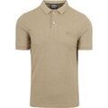 T-shirt Superdry Poloshirt Classique Melange Beige Grenoble