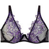 Corbeilles & balconnets Pomm'poire Soutien-gorge &agrave; armatures noir/violet Amants Noir