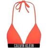 Maillots de bain Calvin Klein Jeans Haut de maillot de bain Triangle c&ocirc;tel&eacute; Rouge