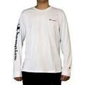 Tee-shirts sur Grenoble : T-shirt Champion T-shirt &agrave; col rond manches longues Blanc