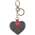 Cadeaux sur Grenoble : Porte cl&eacute; Liu Jo HEART KEY RING AA6207 E1118 Marron