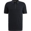 Polo Vanguard Knitted Polo Half-Zip Marine