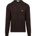 Pull Lacoste Pull Marron Fonc&eacute; Marron Grenoble
