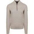 Pull State Of Art Pull Half Zip Beige M&eacute;langer Beige