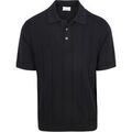 Polos sur Grenoble : Polo Profuomo Polo Drop Needle Textur&eacute; Marine Bleu