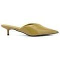 Tee-shirts sur Grenoble : T-shirt Vera Collection Mules &agrave; bout pointu et petit talon, Olive Vert