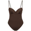 Maillots de bain Liu Jo Maillot de bain une pi&egrave;ce push-up Marron