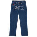 Pantalons sur Grenoble : Jeans Ice Cream Pants Rhinestone Running Dog Denim Indigo