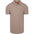 Polos sur Grenoble : Polo Suitable Polo MEL Piqu&eacute; Camel Beige