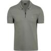 Polo BOSS Polo Passerzip Demi-Zip Open Vert