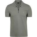 Polo BOSS Polo Passerzip Demi-Zip Open Vert Grenoble