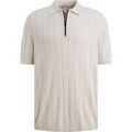 Polos sur Grenoble : Polo Cast Iron Polo Demi-Zip Structure &Eacute;cru Beige