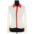Gilets sur Grenoble : Gilet S&eacute;zane Cardigan blanc Blanc
