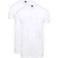 Tee-shirts sur Grenoble : T-shirt Alan Red T-Shirts Vermont Extra Longs Blancs (Lot de 2)