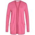 Gilets sur Grenoble : Gilet Vila Noos Cardigan Ril - Fandango Pink