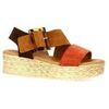 Espadrilles Eva Frutos Nu pieds cuir velours
