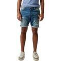 Shorts/Bermuda sur Grenoble : Short Kaporal - Bermuda en jean - bleu d&eacute;lav&eacute; Bleu