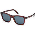 Lunettes sur Grenoble : Lunettes de soleil Tom Ford FT1179 BARRON Lunettes de soleil, Havana/Bleu, 54 mm