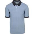 Polo Scotch & Soda Knitted Polo Structure Bleu
