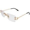 Lunettes sur Grenoble : Lunettes de soleil Xlab Mod&egrave;le Burano, monture dor&eacute;e Cadres Optiques, Or, 59 mm Dor&eacute;