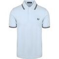 Polos sur Grenoble : Polo Fred Perry Polo Twin Tipped M3600 Bleu Y69