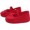 Chaussons b&eacute;b&eacute; Barcellino q-bab-65003 Rouge
