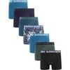 Cale&ccedil;ons Bj�rn Borg Boxers Cotton Stretch 7-Pack Multicolour Bleu