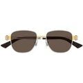 Lunettes sur Grenoble : Lunettes de soleil Bottega Veneta bv1380s-001 Argent&eacute;