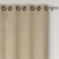 Linge de maison sur Grenoble : Voilages Soleil D'Ocre Lino Beige 140x240 cm. . Maison & D&eacute;co> Voilages.