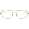 Lunettes de soleil Ray-ban 0rx6645-3086 Dor&eacute;