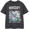 Tee-shirts enfants sur Grenoble : T-shirt enfant Minecraft Build Create Explore