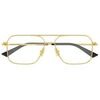 Lunettes de soleil Bottega Veneta bv1384o-003 Dor&eacute;